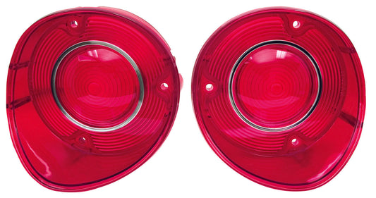 1972 72 Chevy Chevelle Tail Lamp Light Lens - Pair Right & Left Side 2 PCS Set