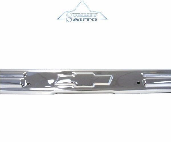 67 68 69 70 71 72 Chevy Pickup Door Sill Scuff Plate w/ Bow Tie & Screws Chrome