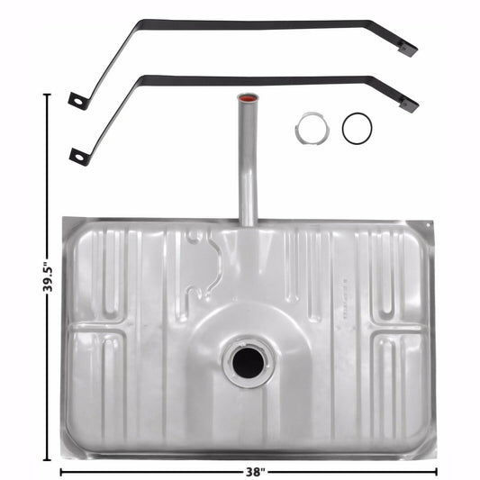 1973~1977 Malibu Monte Carlo Fuel Gas Tank & Strap 20 Gallon w/Neck 3 Vent Pipe 