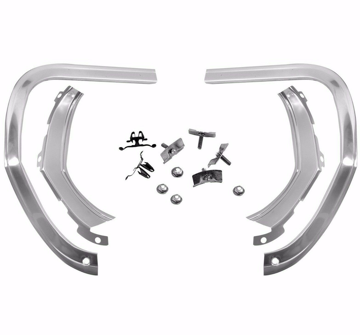 1965 Chevelle El Camino Eyebrow Moldings Right & Left Side w/Hardware Dynacorn