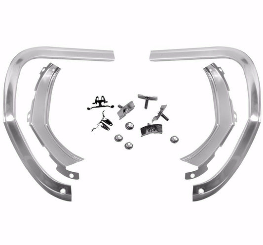 1965 Chevelle El Camino Eyebrow Moldings Right & Left Side w/Hardware Dynacorn