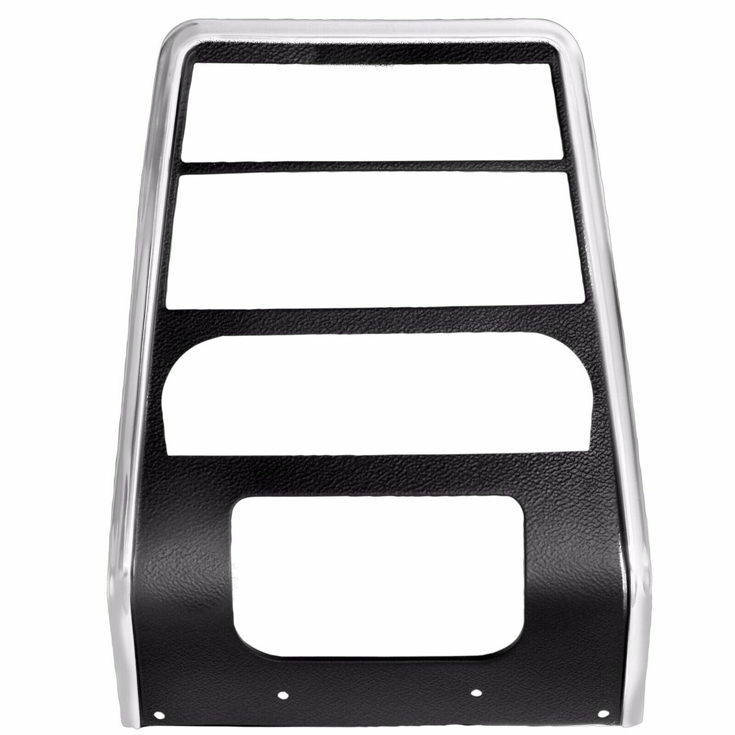 1967 1968 Chevy Camaro Center Dash Panel Black w/ AC Hole Dynacorn