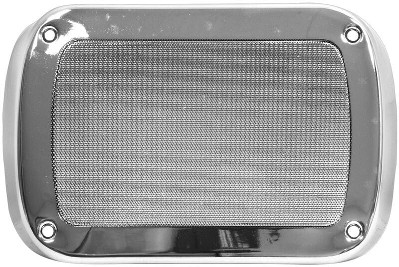 RADIO SPEAKER COVER CHROME  1955-59 CHEVROLET TRUCK