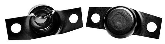 1966-1977 TAILGATE TRUNNION PAIR BLACK Ford Bronco Dynacorn