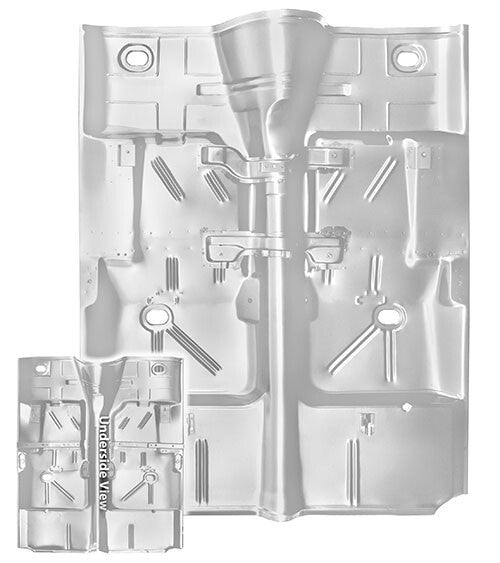 FLOOR PAN COMPLETE  1962-67 W/NO HOLE