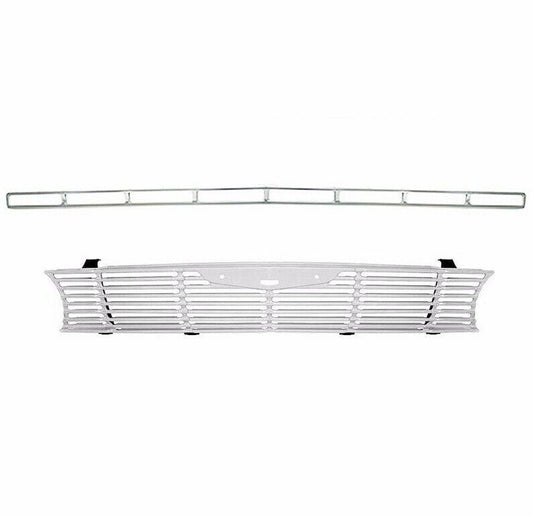 1961 Chevrolet Impala Grille Upper & Lower without Emblem Dynacorn New