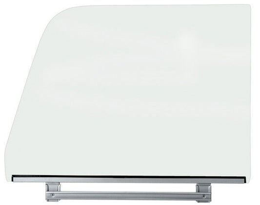 1964 1965 1966 Chevy Pickup Truck Door Glass Assembly - Clear Glass / Left Side