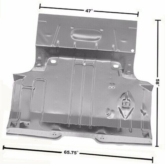 1964 1965 Chevelle Trunk Floor Pan Full Complete Weld Through Primer Dynacorn