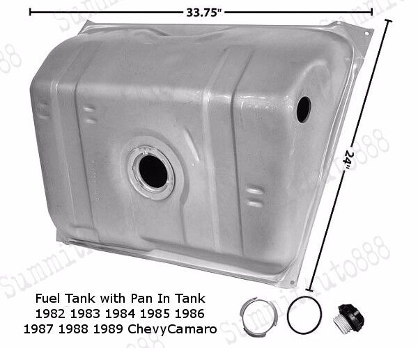 1982~1989 Camaro Fuel Gas Tank 14 Gallons with Pan In Tank Galvanized Dynacorn