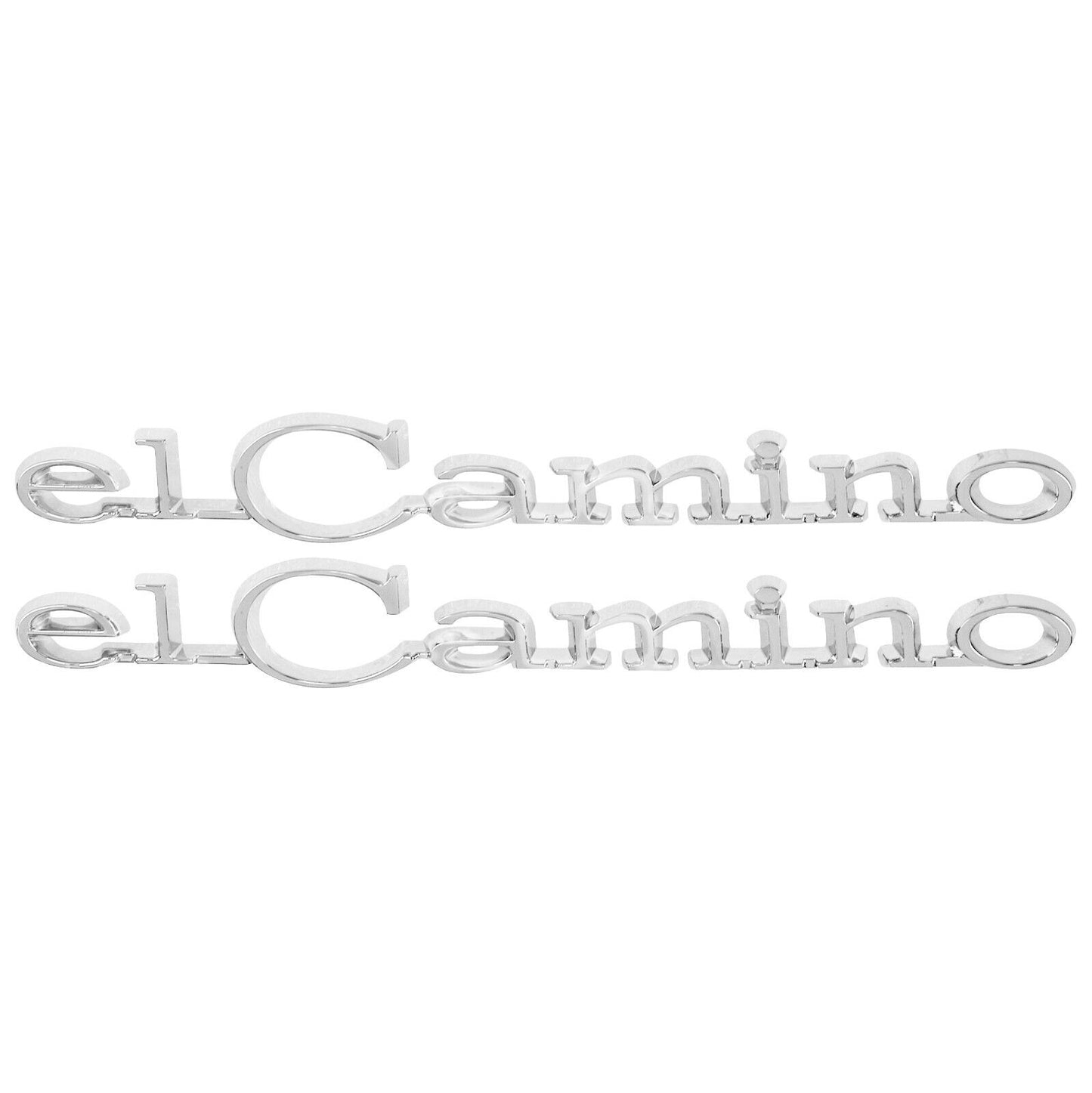 1968 1969 68 69 Chevy El Camino Quarter Panel Emblem "el Camino" Pair 2PCS