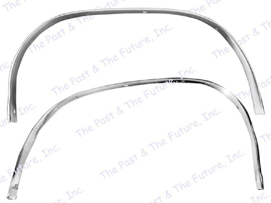 1967 67 Chevy Chevelle Rear Wheel Well Opening Molding Pair CVMG67-2P