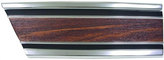 LOWER REAR FENDER MOLDING LH SIDE 1969-72 CHEVROLET TRUCK W/CLIPS/WOOD