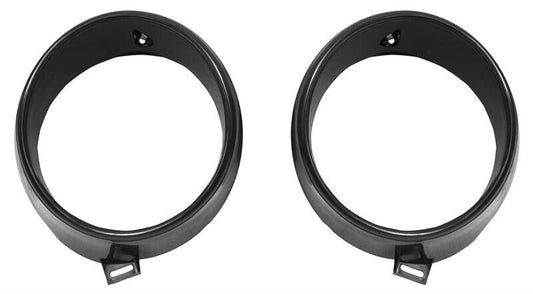 HEADLAMP BEZELS 1969 MUSTANG INNER ONLY PAIR