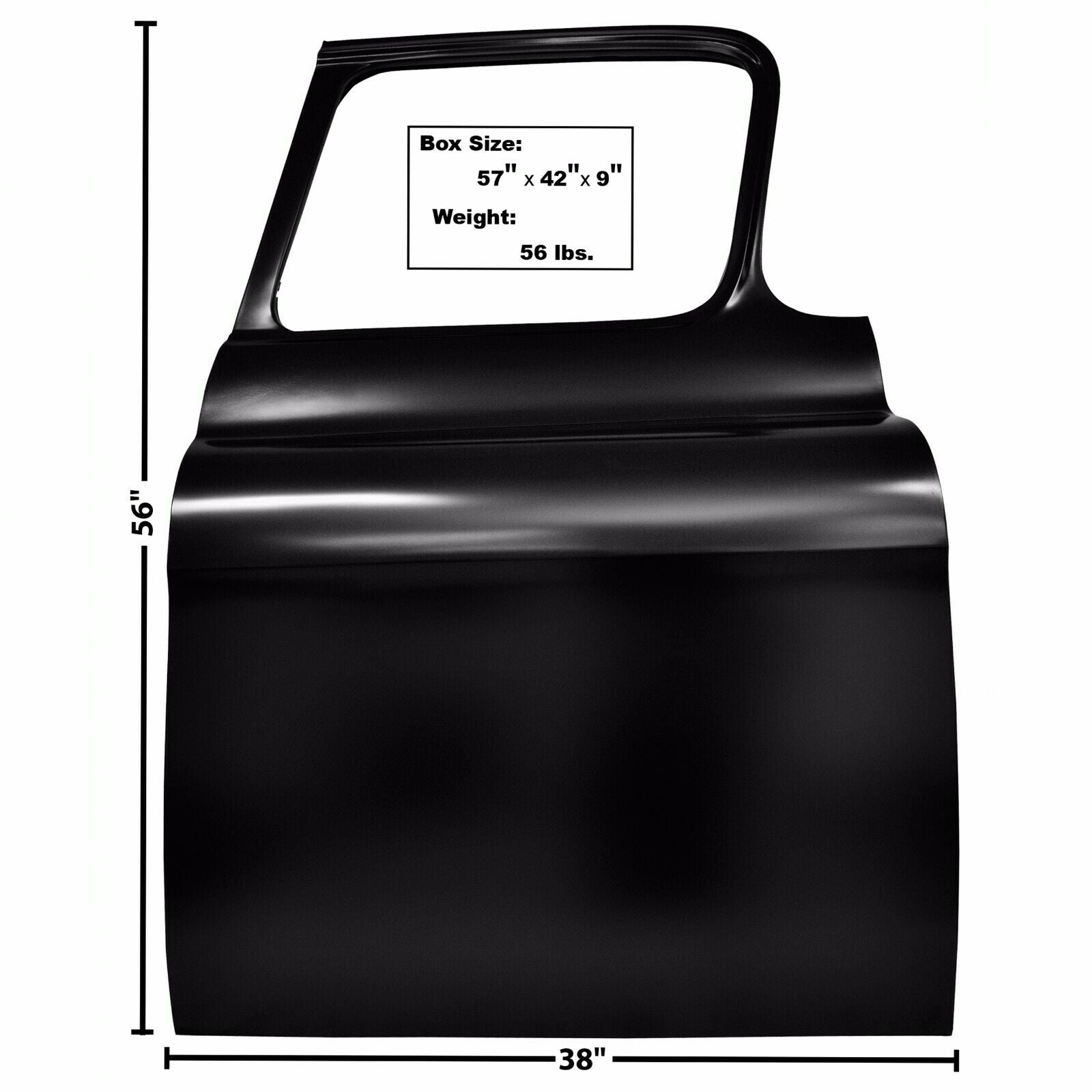 1955~1959 Chevy Truck Custom Door Shell Right Side No Holes EDP Steel Dynacorn