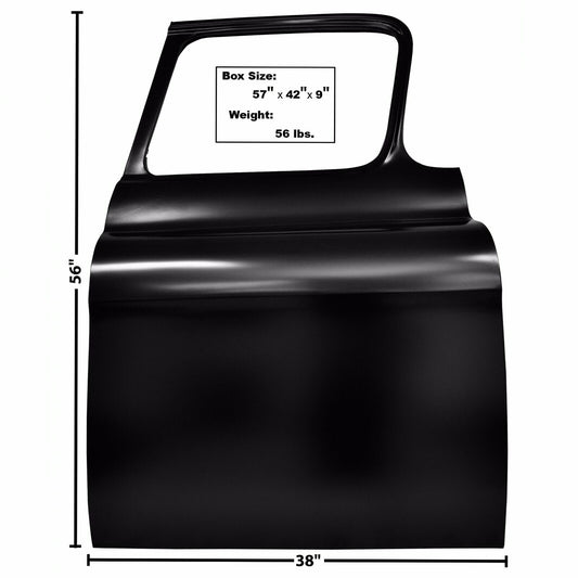 1955~1959 Chevy Truck Custom Door Shell Right Side No Holes EDP Steel Dynacorn