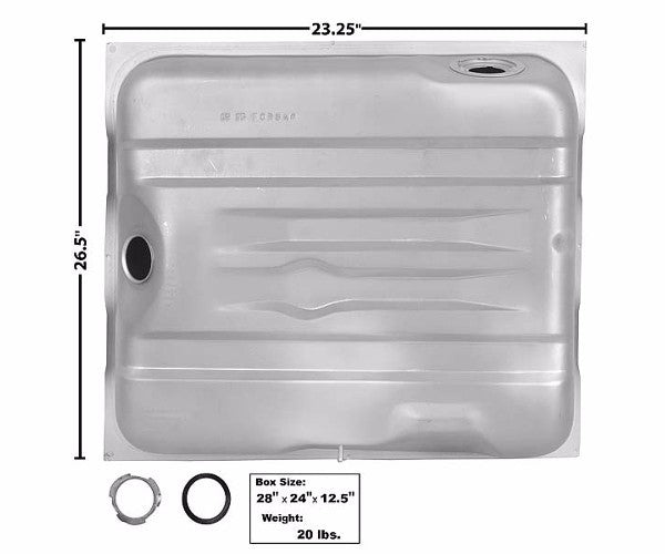 1970 70 Mopar Plymouth Barracuda Fuel Gas Tank 19 Gallon, With Vent Pipe