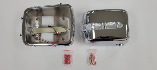 Fits 1990~2011 Mercedes Benz G Class W463 Door Mirror Cover LED Chrome