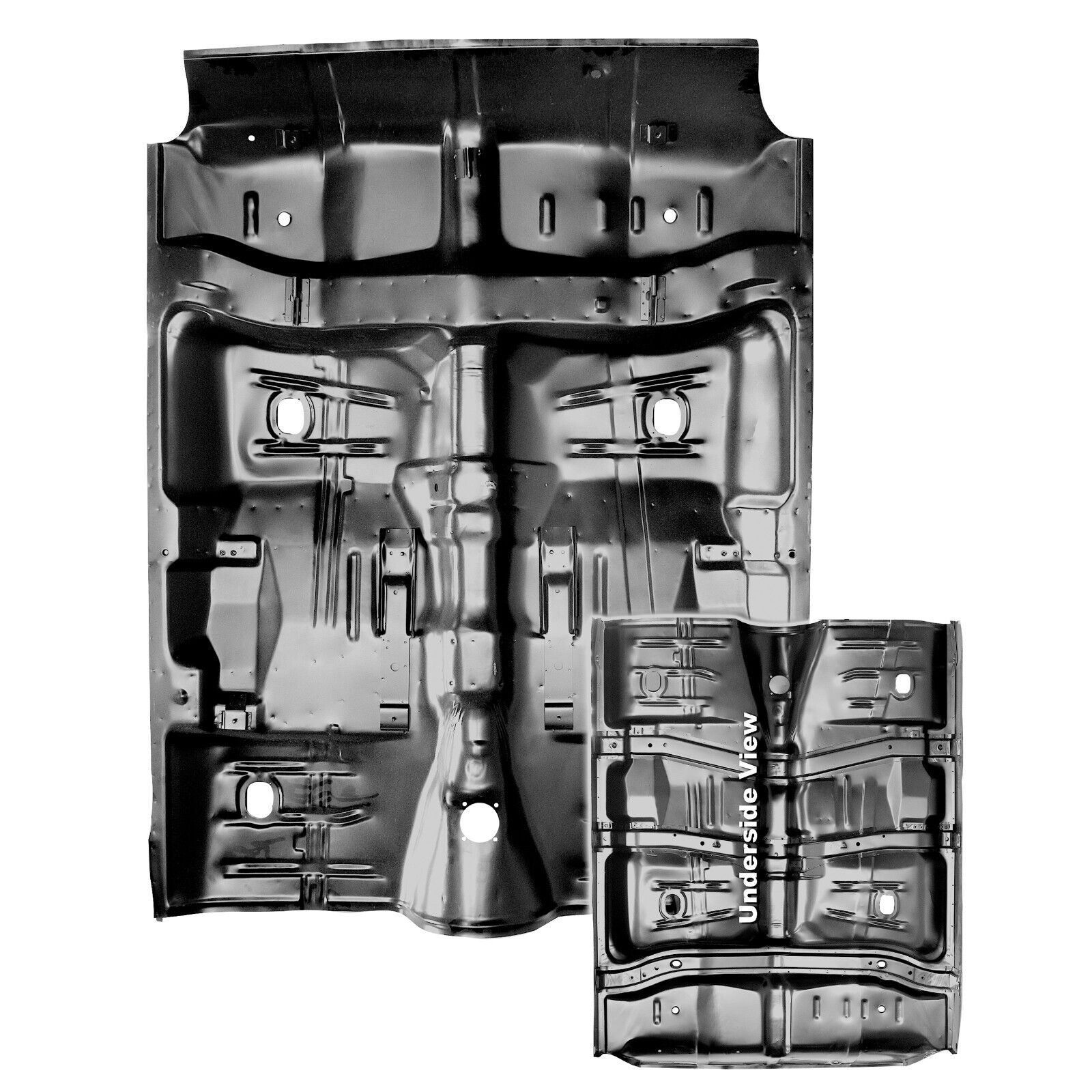 1964~1967 Chevelle/ El Camino/GTO Complete Floor Pan w/Braces & Inner Rockers