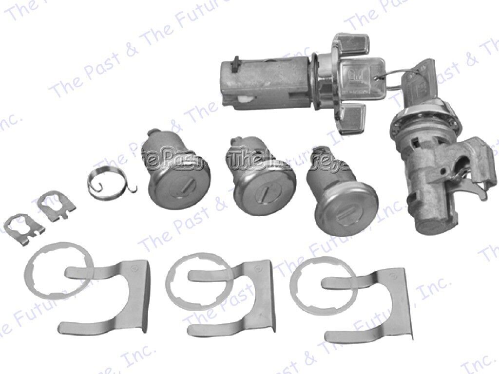 71 72 73 74 75 76 Impala Ignition Door Trunk Glove Box Lock Kit Later IMLS7176-2