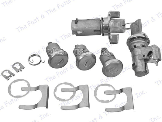 71 72 73 74 75 76 Impala Ignition Door Trunk Glove Box Lock Kit Later IMLS7176-2