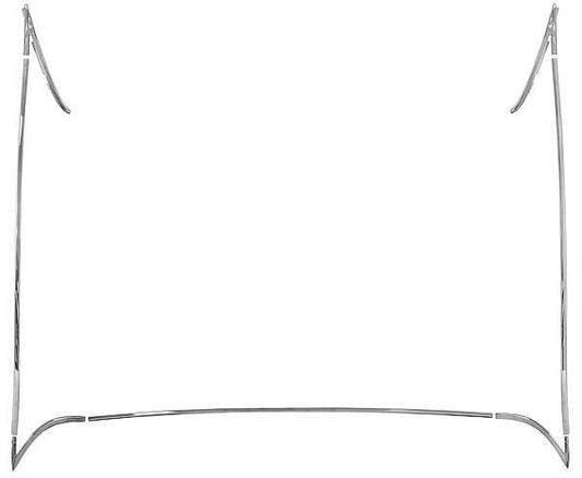 VINYL TOP MOLDING 7 PCS SET  1968-72 CHEVELLE