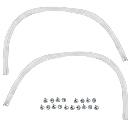 1978~1983 Malibu Rear Wheel Well Opening Molding Pair Right+Left Side Aluminum