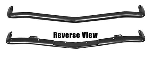 FRONT BUMPER BLACK PAINTED 1970-72 FORD MARVERICK