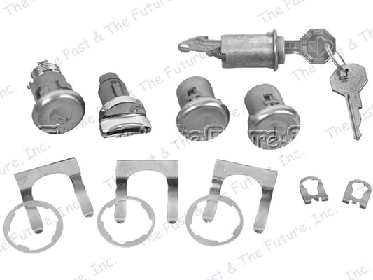 1966 66 Impala Ignition & Door & Trunk & Glove Box Original Lock Kit IMLS66-1