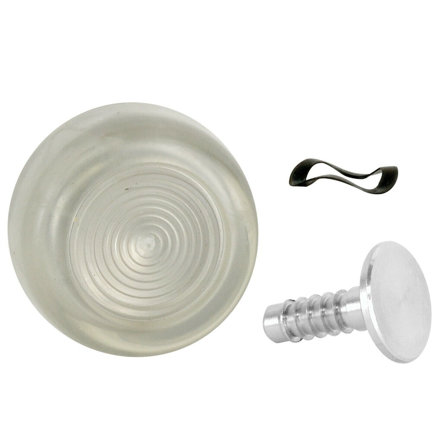 68~77 Bronco 68~70 Mustang Window Crank Knob Retainer Washer Kit Clear 3 Pieces