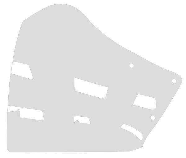 QUARTER GLASS LH 1968-72 H-T CLEAR