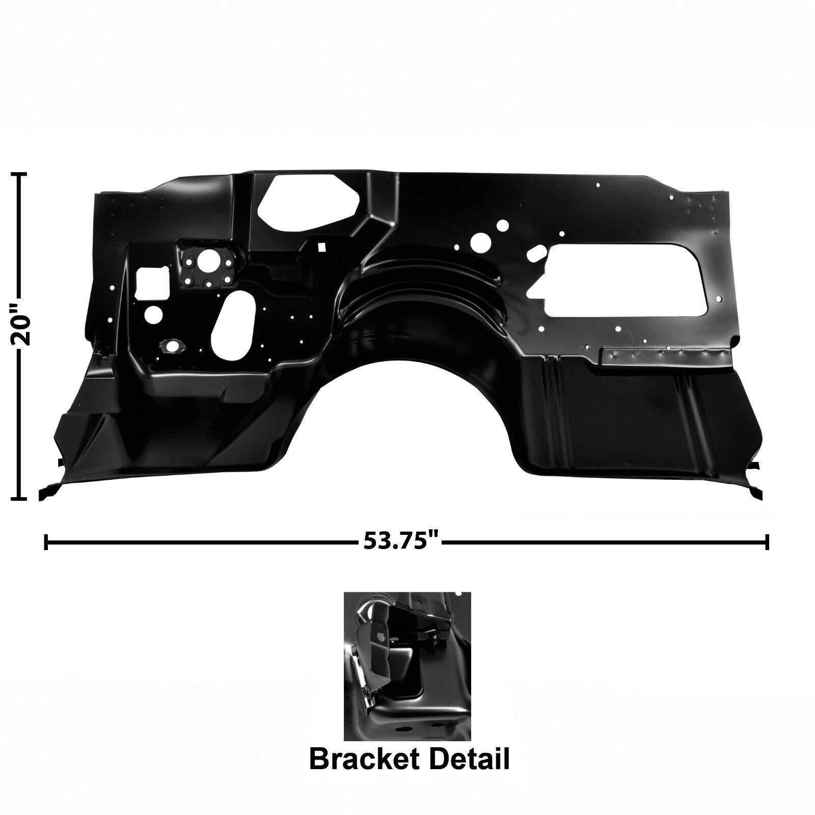 1978 1979 1980 1981 Camaro Firewall with Heater Hole EDP Steel Dynacorn NEW
