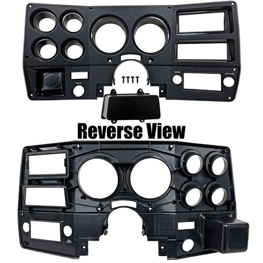 TRUCK DASH BEZEL W/O A-C BLACK 1975-77 CHEVROKET TRUCK