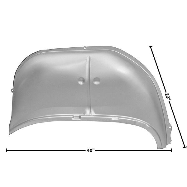 1963 Impala Coupe Complete Wheelhouse Inner & Outer / Right Weld Through Primer