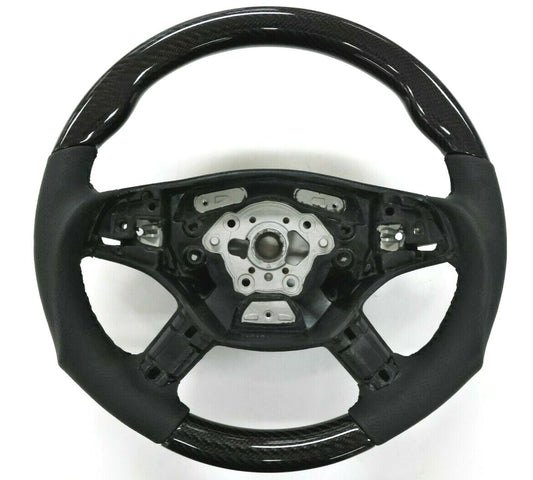 Fits 2005~2012 Mercedes Benz M Class W164 Steering Wheel Carbon BLK V2