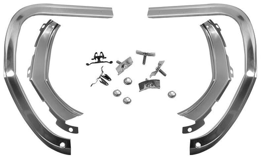 FRONT EYEBOW MOLDING 1965 CHEVELLE/EL CAMINO SET OF 4