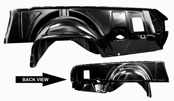 QUARTER INNER PANEL LH W/INNER & OUTER WHEELHOUSES 1968-72 EL CAMINO