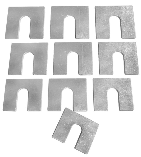 10 Body Shim 1/16 Thick 3/8 Slot Camaro Chevelle El Camino Impala Nova Truck GTO