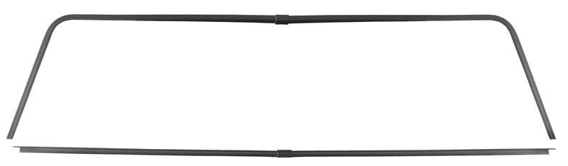 REAR HEADLINER MOLDING (BLACK) 6 PCS  1964-67 EL CAMINO