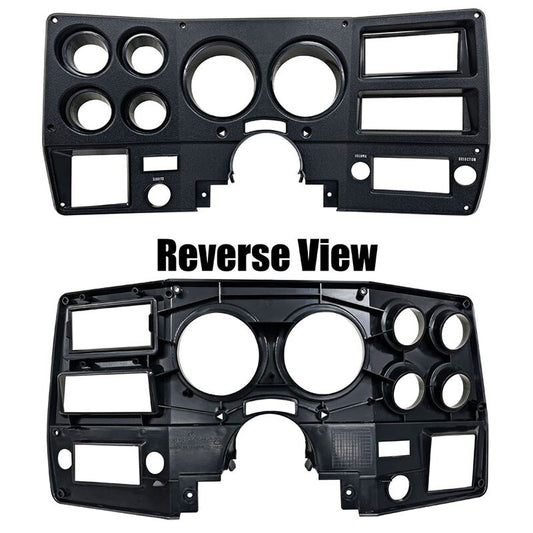 TRUCK DASH BEZEL W/ A-C BLACK 1975-77 CHEVROKET TRUCK