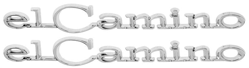EMBLEM QUARTER PANEL PAIR 1968-69 EL CAMINO