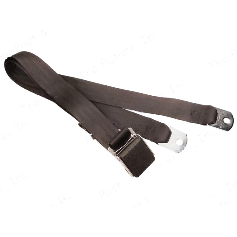 1965 66 67 68 69 70 71 72 73 Ford Mustang Seat Belt 74" Black Wrinkle Finish