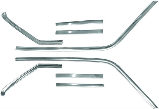 DOOR FRAME MOLDING SET 8 PCS 1968-72 NOVA