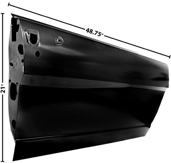 1965~1966 Mustang Door Shell Panel Right Side Double Size Reinforcement Bar Dii