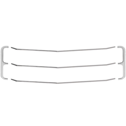 1971 Chevy Chevelle El Camino Grille Molding 5 Pcs Set Center+Right+Left Chrome