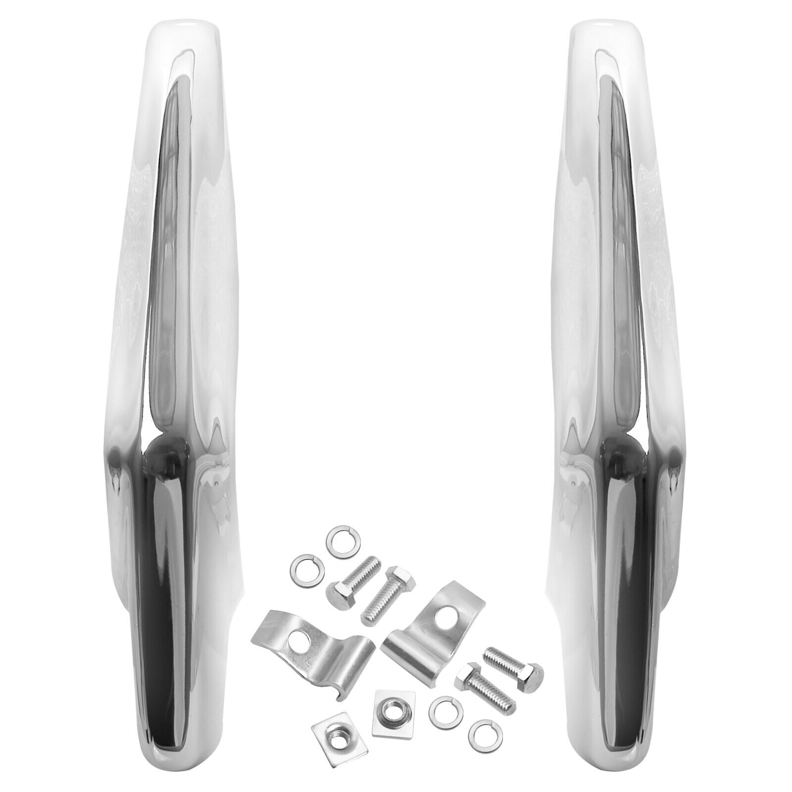 1962 Chevy Impala Rear Bumper Guard 2 PCS w/Hardware Dynacorn