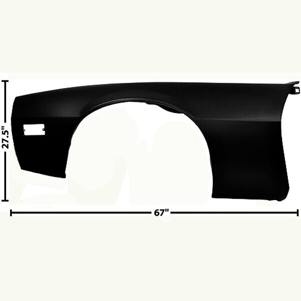 1970~1981 Pontiac Firebird Fender Left Driver Side EDP Coated Steel Dynacorn