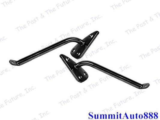 1960~1966 Chevy Pickup Truck Outer Exterior Mirror Arm Black Pair 2PCS
