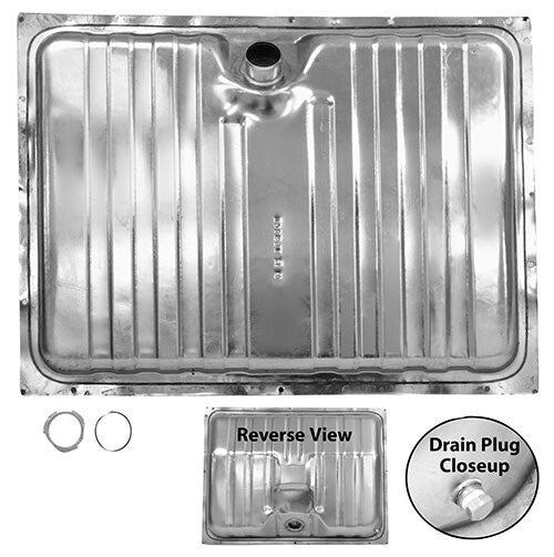 GAS TANK 1969 MUSTANG/COUGAR STAINLESS