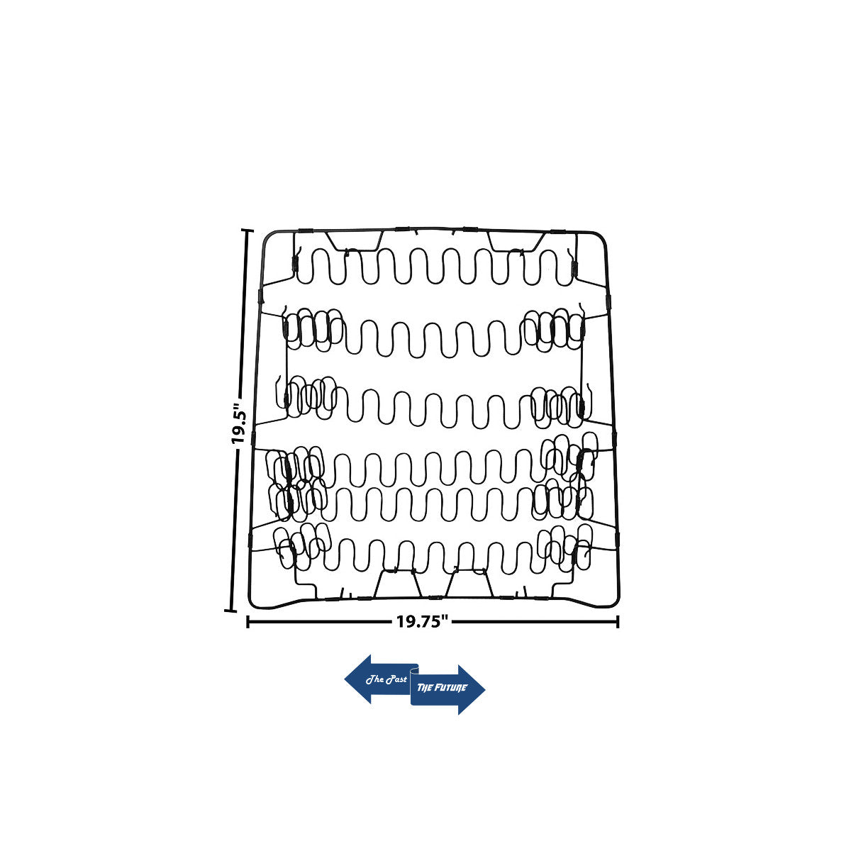 Low-Back Seat Back Spring / Each / Left = Right  1969 Ford Mustang MSST69-4