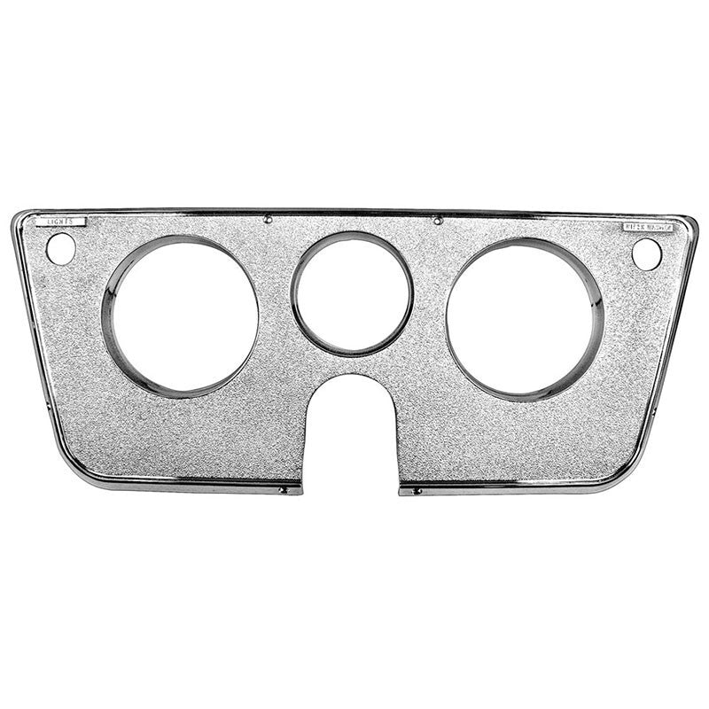 DASH BEZEL 3 HOLE CHROME 1969-72 CHEVROLET TRUCK